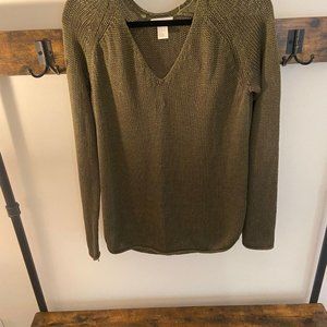Olive green women's sweater size medium